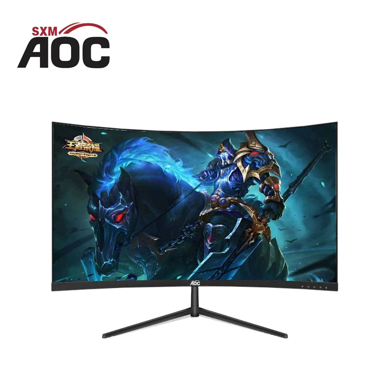 24 Polegadas VA 144Hz Monitor 1080P HD Jogo 165Hz Curvo LCD 1K75Hz Desktop HDMI Compatível PC Monitor DP