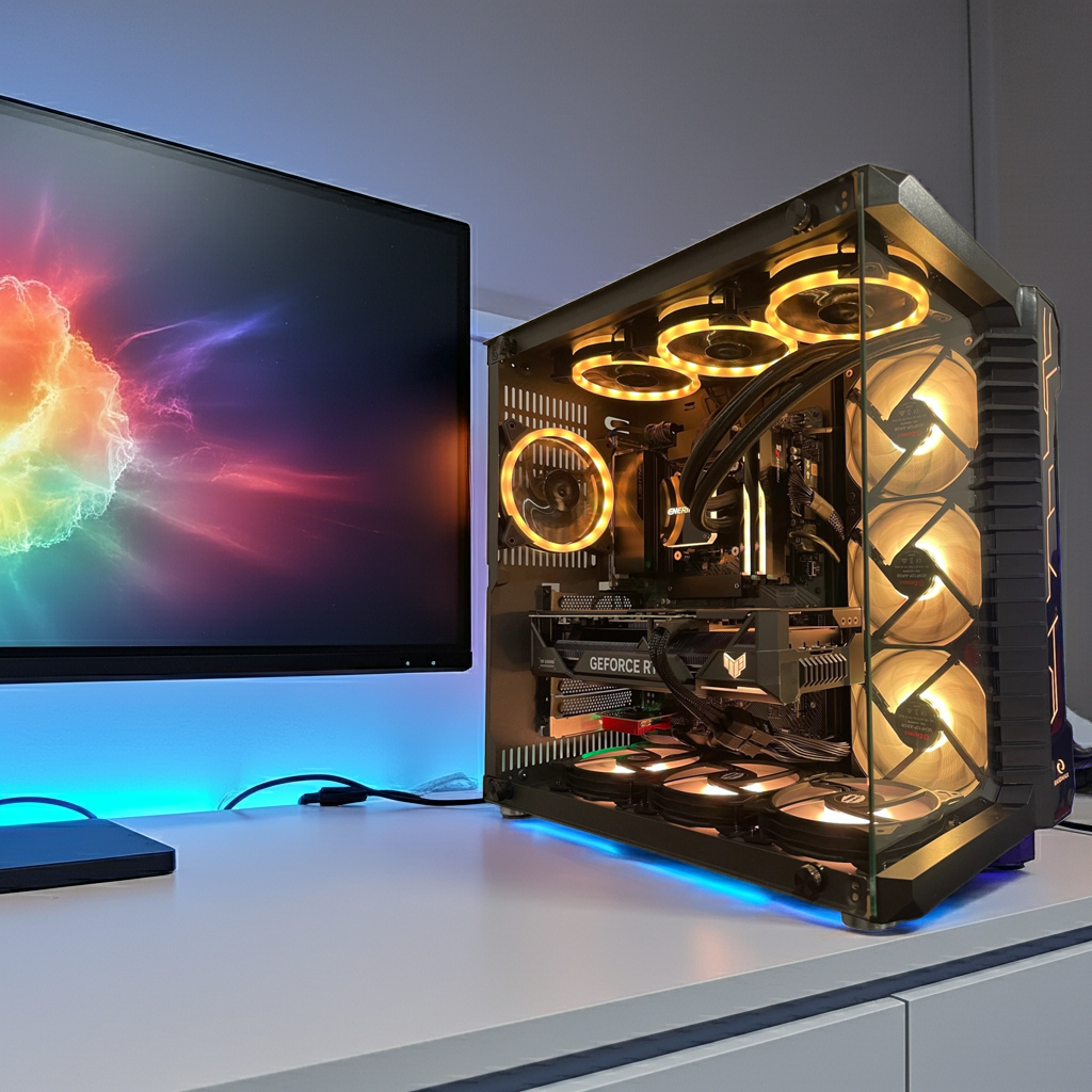Custom Build Gaming PC | WIFI | Bluetooth | Liquid Cooling System | Gaming Computer