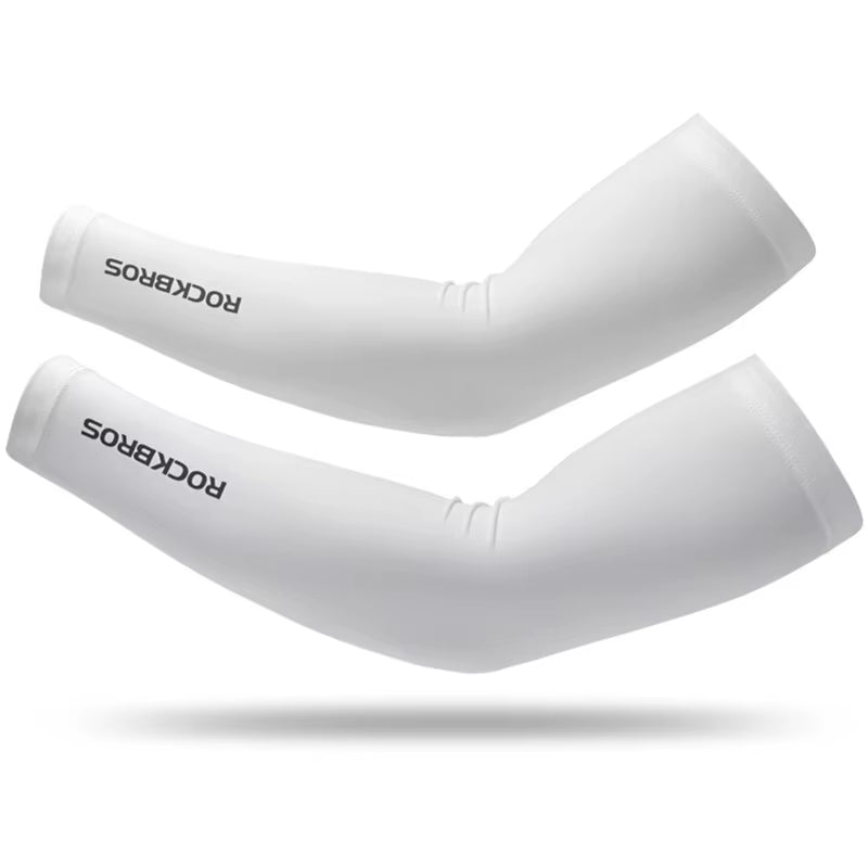 Ice Fabric Cycling Arm Sleeve Warmers Basketball Sleeve Running Arm Sleeve Bicycle Arm Warmers Camping Summer Sports