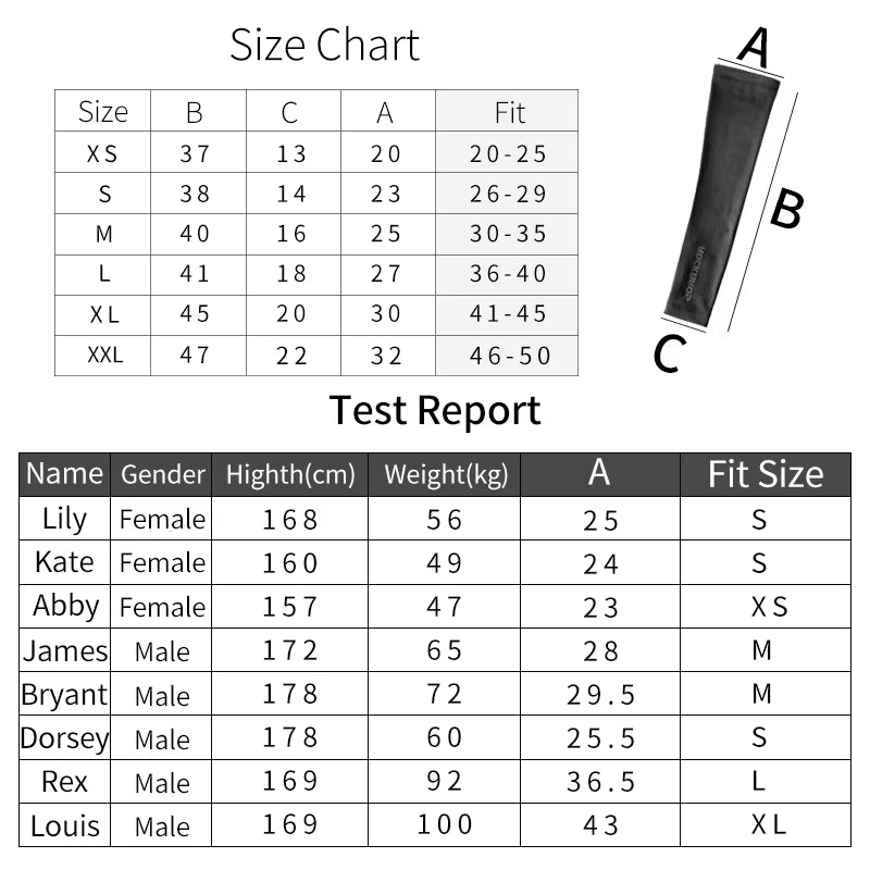 Ice Fabric Cycling Arm Sleeve Warmers Basketball Sleeve Running Arm Sleeve Bicycle Arm Warmers Camping Summer Sports