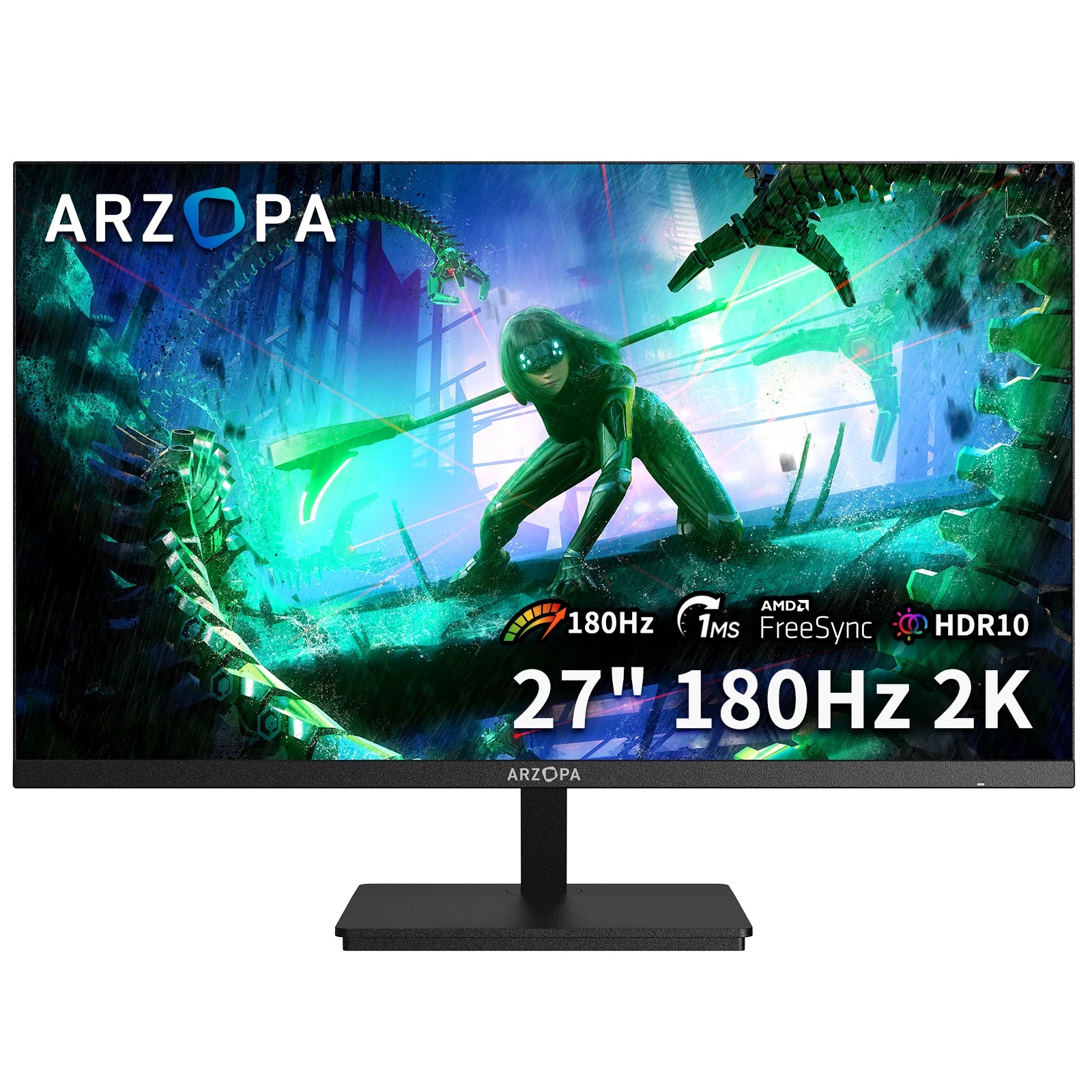 New  27 Inch Monitor 180Hz Gaming Monitor QHD 2K Monitor for Pc,2560*1400,Fast Ips,With Type-C,Samsung Dex Mode,Freesync