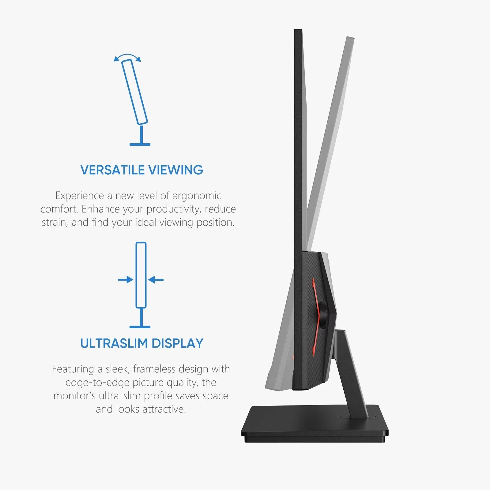 New  27 Inch Monitor 180Hz Gaming Monitor QHD 2K Monitor for Pc,2560*1400,Fast Ips,With Type-C,Samsung Dex Mode,Freesync